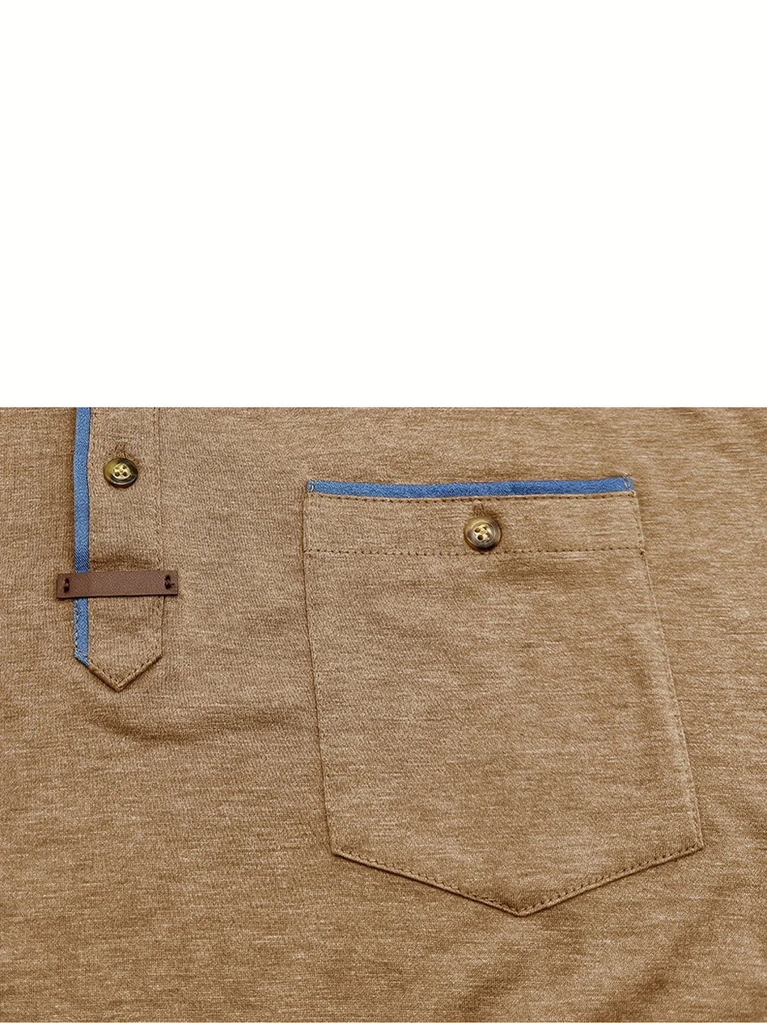 Azel | Camiseta de cuello redondo elegante con bolsillo