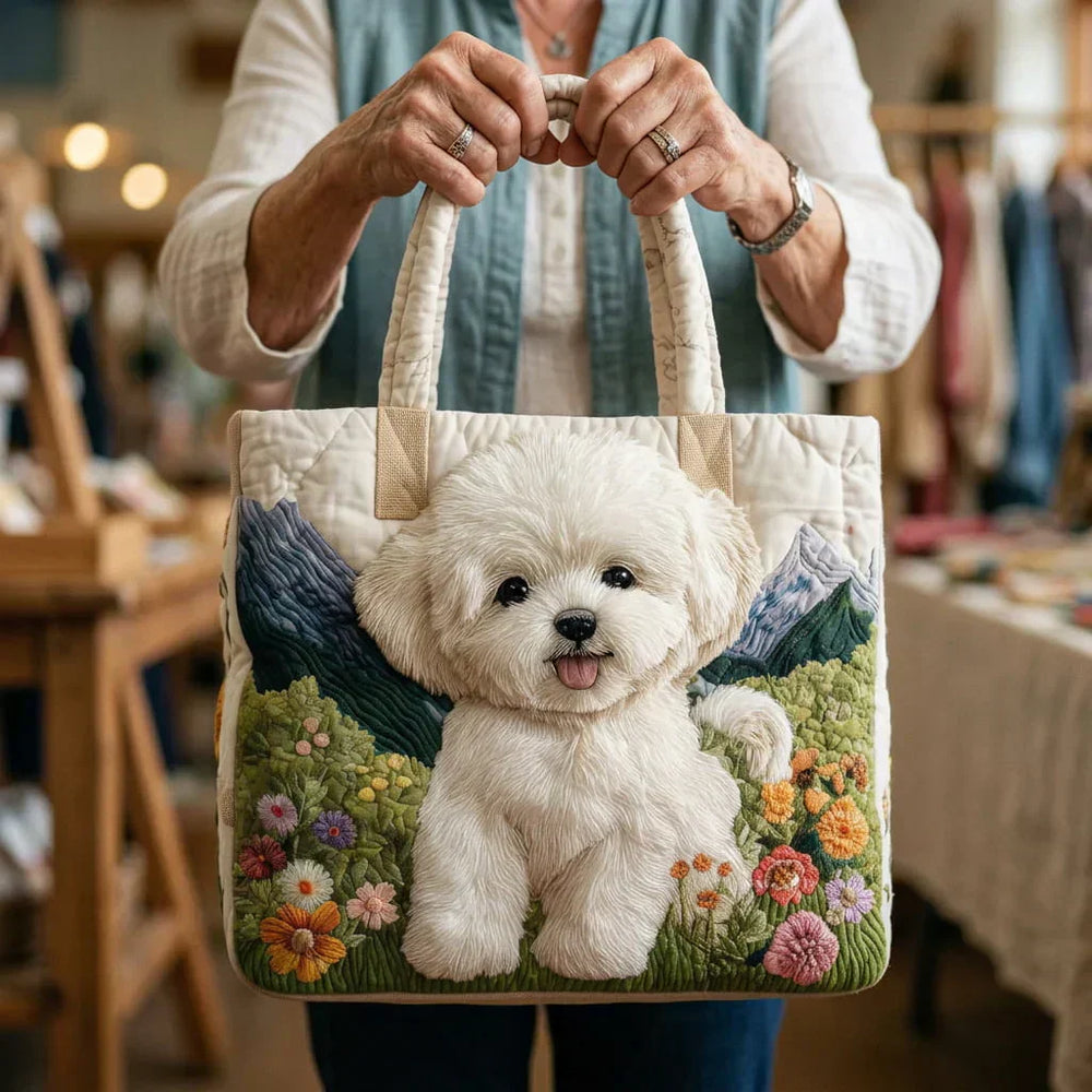 Bolso Acolchado Artesanal - Perro Encantado - Musa de Ibiza