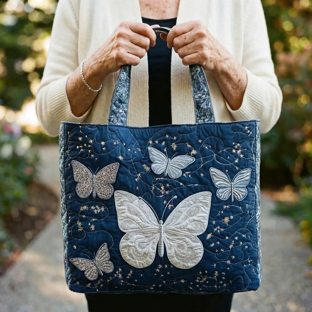 Bolso Artesanal - Mariposa Plateada - Musa de Ibiza