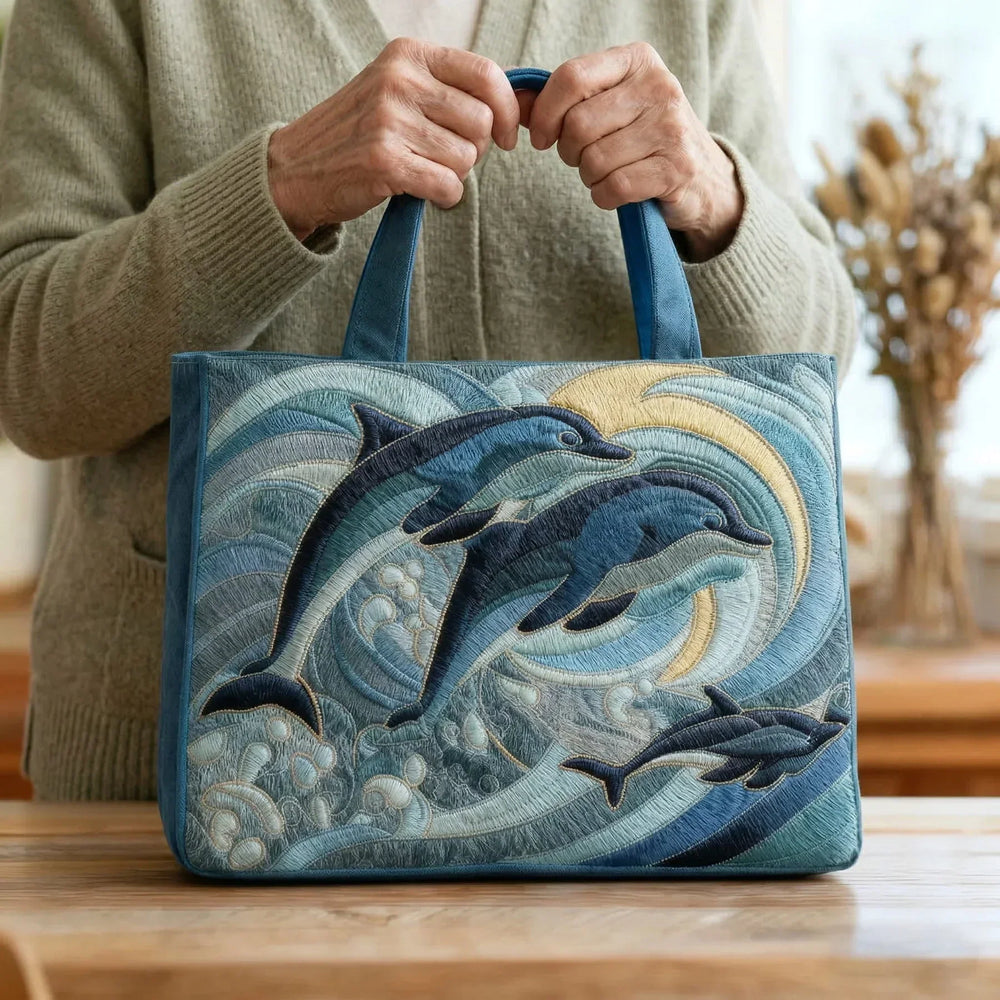 Bolso Artesanal - Delfín del Océano - Musa de Ibiza