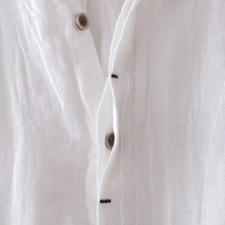 Azel | Camisa elegante de manga corta con botones
