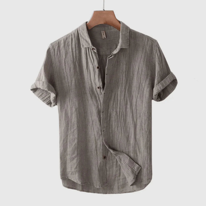Azel | Camisa elegante de manga corta con botones