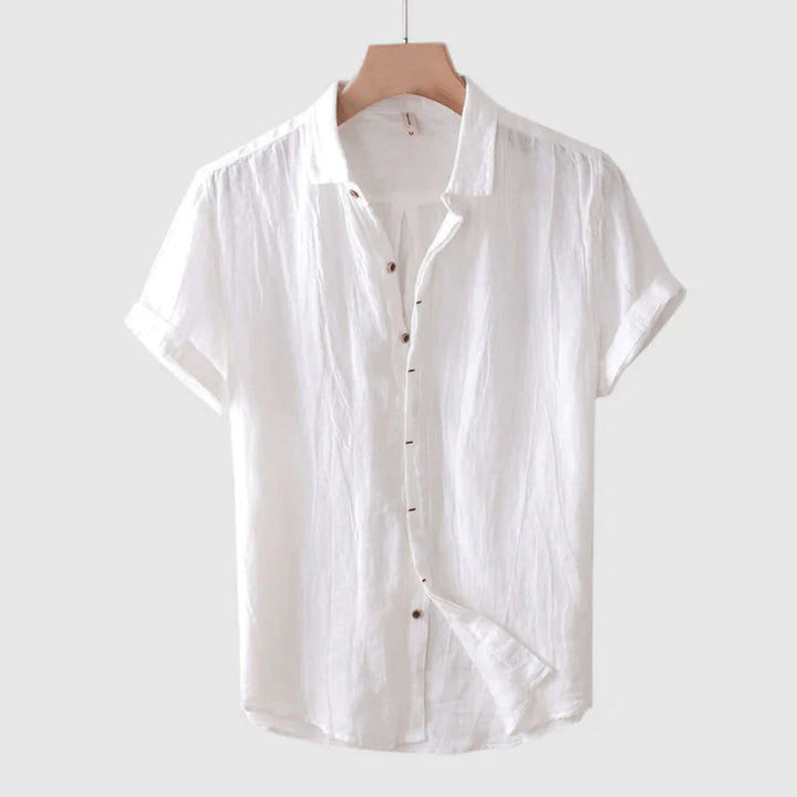 Azel | Camisa elegante de manga corta con botones